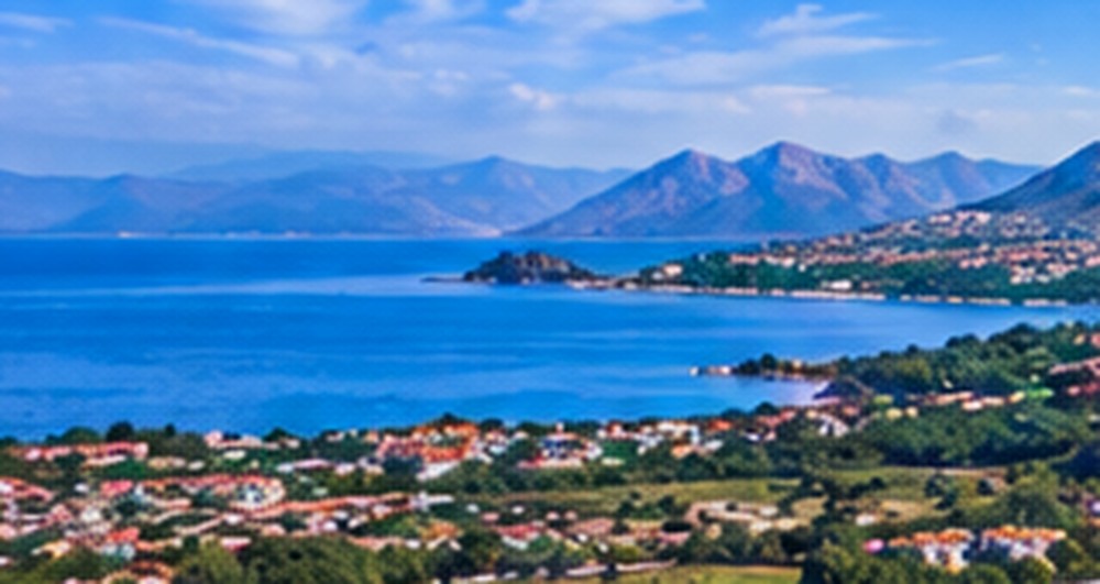Muğla Bodrum bölgesinde arazi görünümü